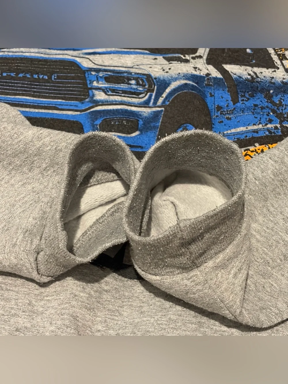 Dodge Ram 2500 Laramie Trucks Size Large Pullover Gray Long Sleeve Sweatshirt